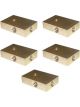 Protex Flare Tee 3/16 Pipe 3/8 x 24 Thread Pack of 5