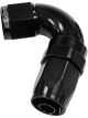 Aeroflow 150 Taper Full Flow 120 Degree Hose End -12AN Black