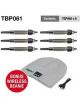 Tridon Glow Plug Set 6 X TGP060 With Bonus Beanie
