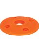 Allstar Scuff Plate 2 in OD 1/2 in ID Plastic Neon Orange Set of 4