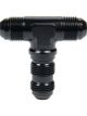 Allstar Bulkhead Tee 6 AN Male x 6 AN Male x 6 AN Male Black