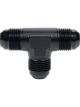 Allstar Adapter Tee 8 AN Male x 8 AN Male x 8 AN Male Aluminum Black