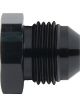 Allstar Fitting Plug 3 AN Hex Head Aluminum Black Anodize
