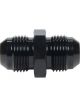 Allstar Adapter Straight 6 AN Male to 6 AN Male Aluminum Black