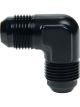 Allstar Adapter 90 Degree 8 AN Male to 8 AN Male Aluminum Black