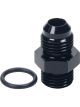 Allstar Adapter Straight 6 AN Male to 6 AN Male O-Ring Black