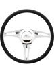 Billet Specialties Steering Wheel Half Wrap Stealth 15.5