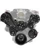 Billet Specialties LT1 Tru Trac Pulley System Black w/PS & A/C