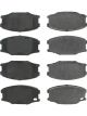 Centric Brake Parts C-TEK Semi-Metallic Brake Pads