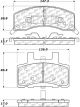 Centric Brake Parts C-TEK Ceramic Brake Pads