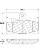 Centric Brake Parts C-TEK Ceramic Brake Pads