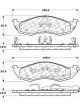 Centric Brake Parts Posi-Quiet Semi-Metallic Brake Pads