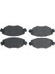 Centric Brake Parts Posi-Quiet Semi-Metallic Brake Pads