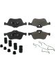 Centric Brake Parts Posi-Quiet Semi-Metallic Brake Pads