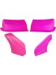 Dominator Racing Nose D2X Combo Fenders Nose Moulded Plastic Pink