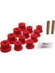Energy Suspension Leaf Spring Bushing Red Kit Hyper-Flex Polyurethane