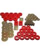 Energy Suspension Body Mount Bushing Hyper-Flex Polyurethane Red For Chevy