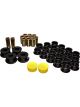 Energy Suspension Front Control Arm Bushing Black Set Hyper-Flex Polyurethane