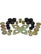 Energy Suspension Body Mount Bushing Black Set Hyper-Flex For Toyota