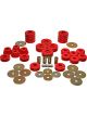 Energy Suspension Body Mount Red Hyper-Flex Polyurethane Cadmium