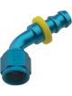 Fragola Hose End 8000 Ser Push-Lite 60° 6 AN Hose Barb to 6