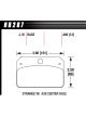 Hawk DTC-30 Brake Pads for Strange Caliper w/ 0.438in Centre Hole