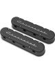 Holley Valve Cover Vintage Ser Stock Height Chevy Logo Hidden Coils
