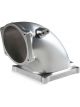 Holley Intake Elbow Natural GM LS-Ser to Dominator Mounting Flange