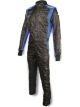 Impact Racing Suit Driving 1pc Double Layer Black / Blue Large
