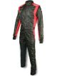 Impact Racing Suit Driving 1pc Double Layer Black / Red Large