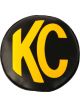 KC Hilites Light Cover Yellow KC Daylighter Logo Plastic Black 6
