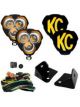 KC Hilites LED Light Assembly Flex Era 3 Combo Beam 40 Watts 2 White For Jeep JK