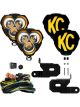 KC Hilites LED Light Assy Flex Era 3 Spot Beam 40W 2 White For 18-23 Jeep JL JT