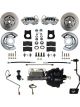 Leed Brakes Power Brake System Power Disc Conversion Front 4 Piston