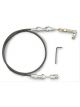 Lokar Throttle Cable Hi-Tech 8ft Long Hardware Included Braded