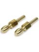 Meziere Remote Battery Terminal Brass Natural Pair