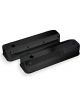 Mr Gasket Valve Cover Baffled Breather Hole Black Big Block For Ford