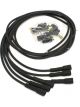 Pertronix Ignition Spark Plug Wire Set 7mm Univ 6-Cyl British Black