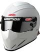 Simpson Safety Helmet Diamondback Head & Neck White Size 7-5/8