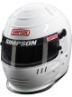 Simpson Safety Helmet Speedway Shark Head & Neck White Size 7-3/4