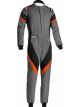 Sparco Victory Driving Suit Single Gray Orange XL 2XL
