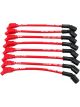 Taylor/Vertex Spark Plug Wire Set 409 Pro Race Spiral Core 10.4mm Red