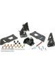 Trans-Dapt Motor Mount Bolt-On Rubber Pads GM LS-Ser Chevy Fullsize
