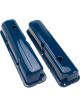 Trans-Dapt Valve Cover Stock Height Baffled Breather Holes Blue Powder