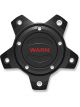 Warn Center Cap Black With Red Warn