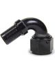 XRP Hose End HS-79 120° 4 AN Hose Crimp to 4 AN Female Black