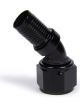 XRP Fitting Hose End 45° 20 AN Hose to 20 AN Female Swivel Black