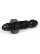 XRP Bulkhead Straight 4 AN Male to 4 AN Male Black