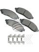 Akebono ProAct Ultra-Premium Ceramic Front Disc Brake Pad Set