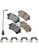 Akebono Euro Ultra-Premium Ceramic Front Disc Brake Pad Set
